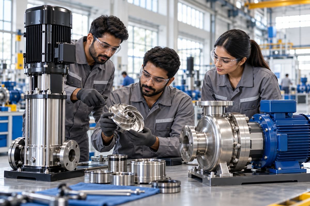 CNP Pumps Pakistan team and factory